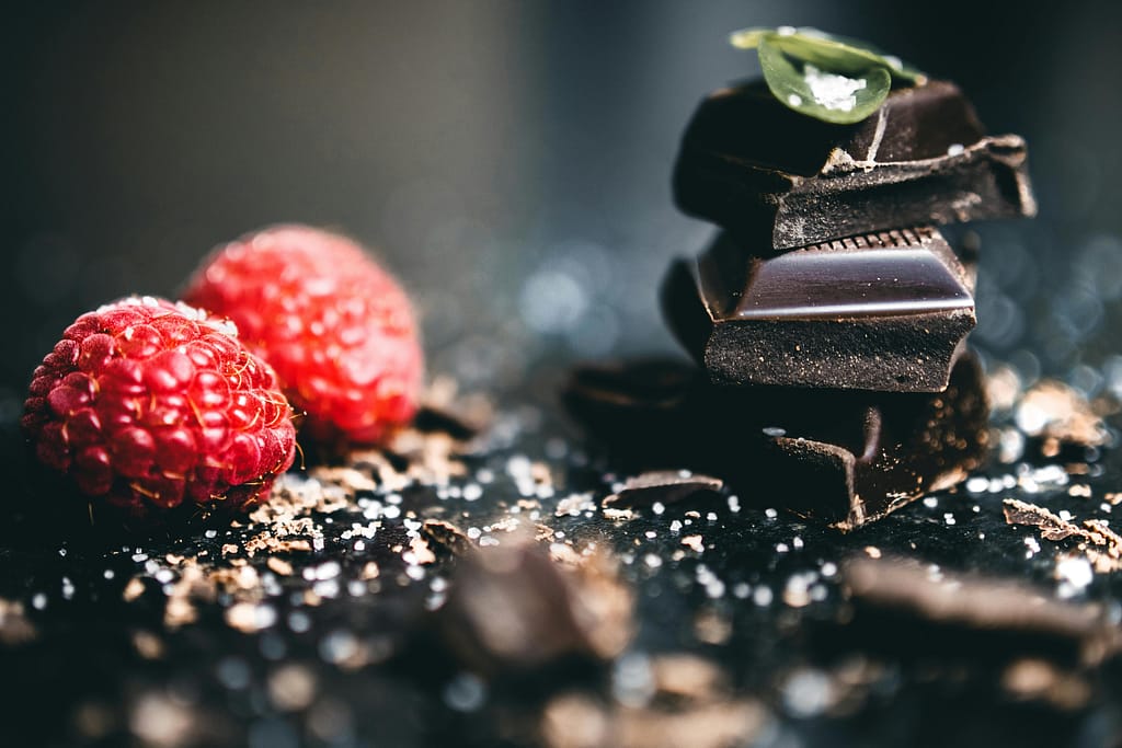 Dark chocolate full of antioxidants