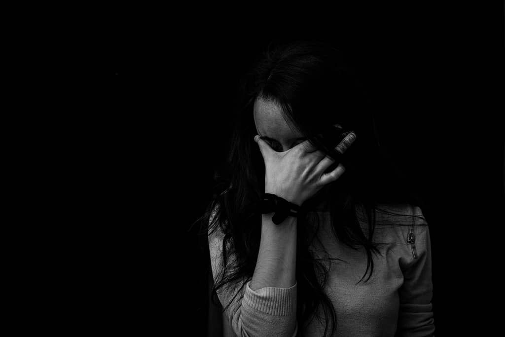 Image showing girl going through stages of depression