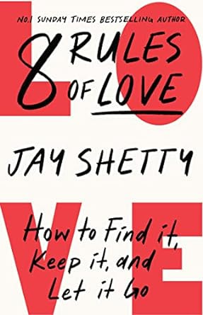 Image of book cover by jay shetty. intimacy in relationships