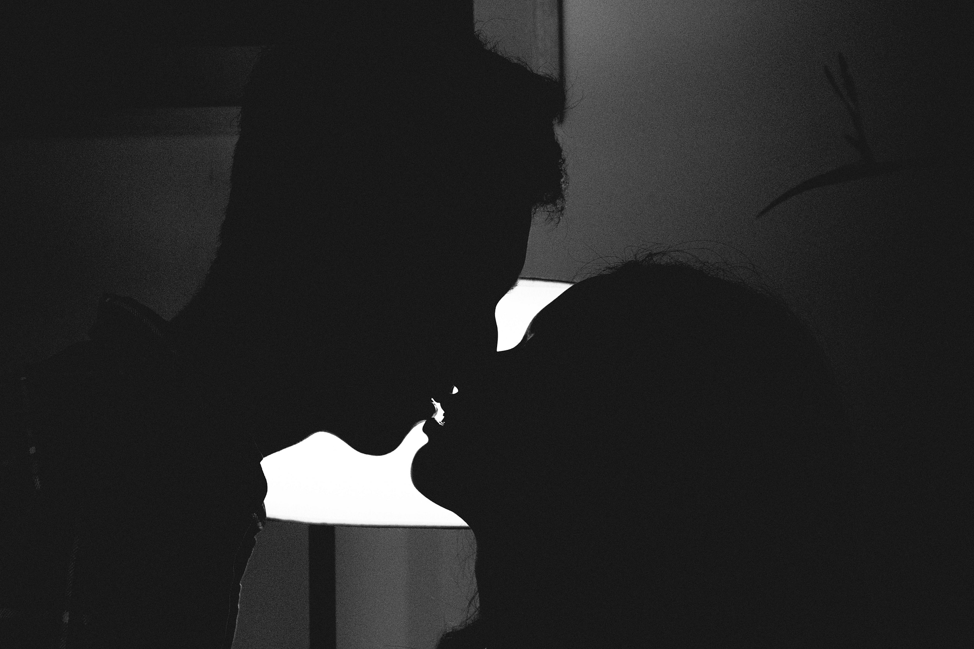 Image of Two people kissing showing Intamacy in relationships